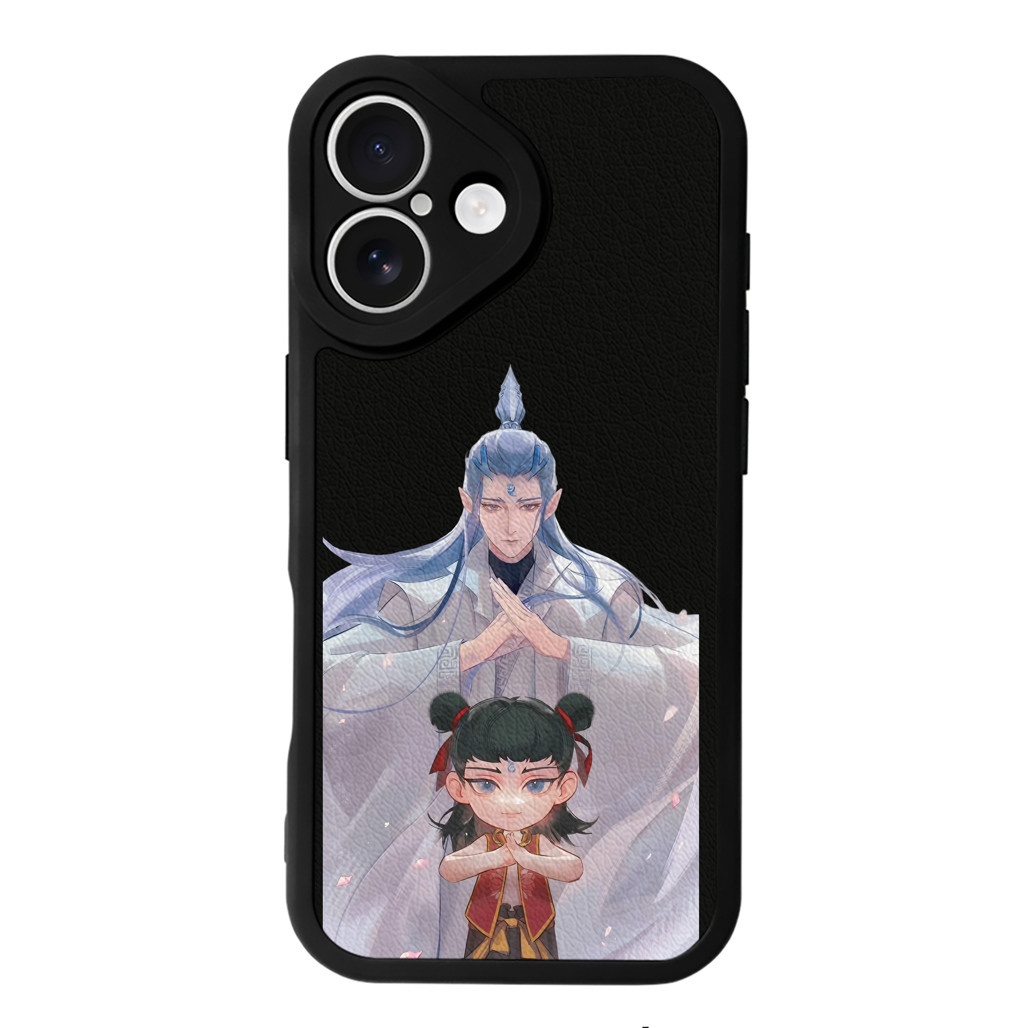 （画像用） Ne Zha 2 ナタ 魔童の大暴れ 【iPhone 16シリーズ対応】シリコンスマホケース（レザー調） 材質：シリコン